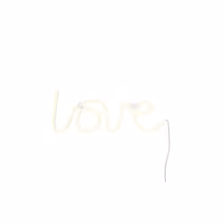 Ginga Love, Figurine lumineuse décorative, Blanc, Polyéthylène, Polyvinyl chloride (PVC), IP20, LED, 1,65 W