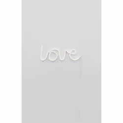 Ginga Love Figurine lumineuse décorative Blanc LED 1,65 W