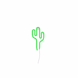 Ginga Cactus, Figurine lumineuse décorative, Vert, Polyéthylène, Polyvinyl chloride (PVC), IP20, Cactus, LED