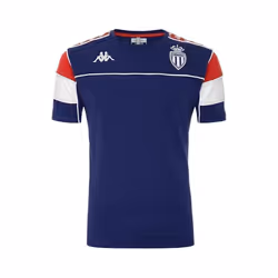 T-shirt enfant Kappa Arari AS Monaco bleu - manches courtes - respirant
