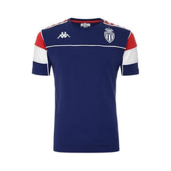 T-shirt enfant Kappa Arari AS Monaco bleu - manches courtes - respirant