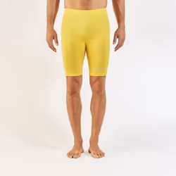 Short de compression pour homme - Kombat Skin - Jaune - Respirant