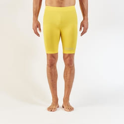 Short de compression pour homme - Kombat Skin - Jaune - Respirant
