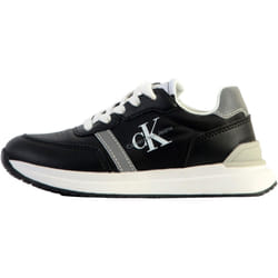 Basket à Lacets Calvin Klein Jeans Low Cut Lace-Up - Noir/Gris