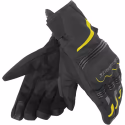 Dainese Tempest D-Dry gants de moto Unisex courts, noir-rouge, taille 2XS pour Hommes