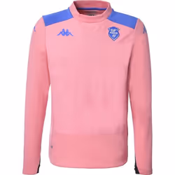 Maillot de rugby Kappa Abron Pro 5 Stade Français Paris pour homme - Rose et bleu