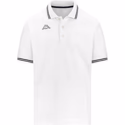 Polo Kappa Maltax Homme Blanc 100% Coton