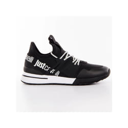 Basket Just Cavalli Roberto Homme Noir