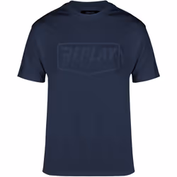 Replay Logo T-Shirt, bleu, taille S pour Hommes
