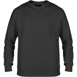 Replay Logo Pull, noir, taille XL pour Hommes