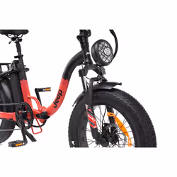 Jeep E-BIKES Phoenix Noir, Rouge Aluminium Taille unique 20" 25 kg - Vue supplémentaire 14