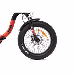 Jeep E-BIKES Phoenix Noir, Rouge Aluminium Taille unique 20" 25 kg - Vue supplémentaire 23