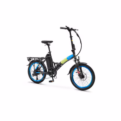 Argento e-Mobility Piuma Noir, Bleu Aluminium Taille unique 20" 22 kg