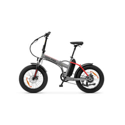 Argento e-Mobility Mini Max Gris, Rouge Aluminium Taille unique 20" 26 kg Lithium-Ion (Li-Ion)