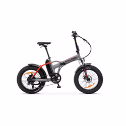 Argento e-Mobility Mini Max Gris, Rouge Aluminium Taille unique 20" 26 kg Lithium-Ion (Li-Ion)