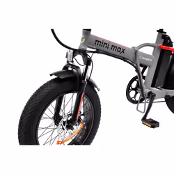 Argento e-Mobility Mini Max Gris, Rouge Aluminium Taille unique 20" 26 kg Lithium-Ion (Li-Ion) - Vue supplémentaire 8