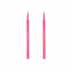 Legami Set de 2 Recharges pour Stylo à Encre Gel - Lovely Friends, rose fluo, Rose, Fin, Plastique, 0,5 mm, 2 pièce(s), 3 mm