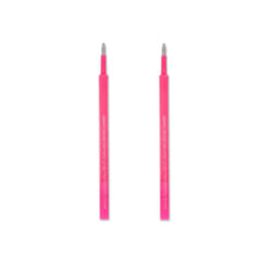Legami Set de 2 Recharges pour Stylo à Encre Gel - Lovely Friends, rose fluo