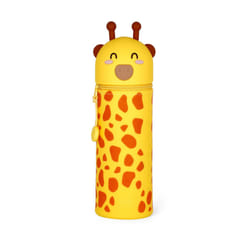 Legami Trousse en Silicone Souple 2-en-1 - Kawaii, Giraffe