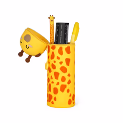 Legami Trousse en Silicone Souple 2-en-1 - Kawaii, Giraffe