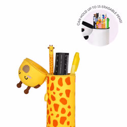 Legami Trousse en Silicone Souple 2-en-1 - Kawaii, Giraffe