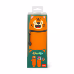 Legami Trousse en Silicone Souple 2-en-1 - Kawaii, Tiger - Vue supplémentaire 4