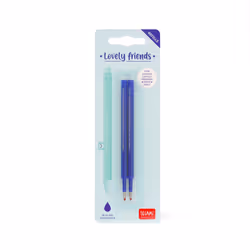 Legami Set de 2 Recharges pour Stylo à Encre Gel - Lovely Friends, bleu - Vue supplémentaire 2