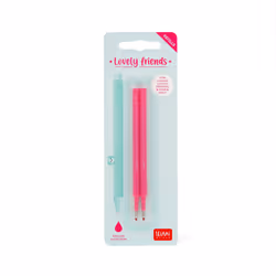 Legami Set de 2 Recharges pour Stylo à Encre Gel - Lovely Friends, pink - Vue supplémentaire 2