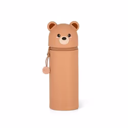 Trousse Ecole 2 en 1 - LEGAMI - KA0011 - Silicone Souple - Ours - Kawaii