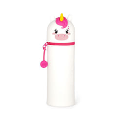 Legami Trousse en Silicone Souple 2-en-1 - Kawaii, Unicorn