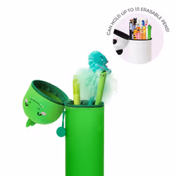 Legami VKA0013 Trousse à crayons Silicone Vert