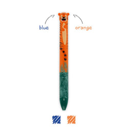 Legami Stylo à Bille à deux Couleurs - Click&Clack, Tiger