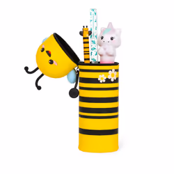 Legami Trousse en Silicone Souple 2-en-1 - Kawaii, Bee - Vue supplémentaire 2