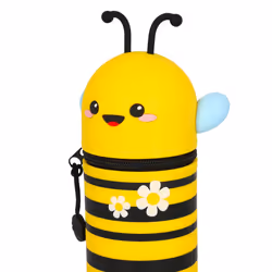 Legami Trousse en Silicone Souple 2-en-1 - Kawaii, Bee - Vue supplémentaire 5