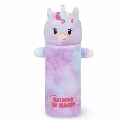 Legami Trousse - Super Soft!, Unicorn, Trousse à crayons, Polyester, Rose, Violet, Image, Fermeture éclair, Enfant