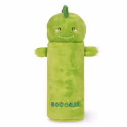 Legami Trousse - Super Soft!, Dino, Trousse à crayons, Polyester, Vert, Image, Fermeture éclair, Enfant