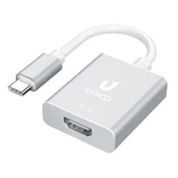 UNICO AD1848 câble vidéo et adaptateur 0,175 m USB Type-C HDMI Gris