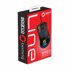 Sparco SPMOUSEPRO souris Droitier USB Type-A 7200 DPI