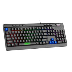Sparco SPMEMKEYBOARD clavier USB QWERTY Anglais américain Noir