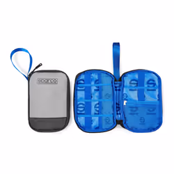Sparco SPORGANIZERM pochette de protection de téléphone portable Étui Polyester, Polyuréthane Noir, Gris - Vue supplémentaire 8