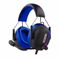 Sparco SPHEADPHONEEVO, Avec fil, Jouer, 20 - 20000 Hz, 354 g, Casque, Noir, Bleu