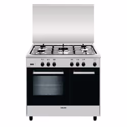 Glem Gas AR965GI, Cuisinière, Acier inoxydable, Rotatif, Devant, Gaz, 5 zone(s)