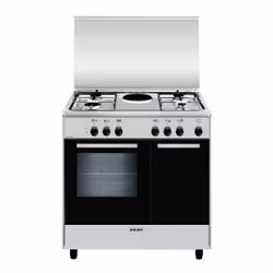Glem Gas AR856EI, Cuisinière, Acier inoxydable, Rotatif, Devant, Combi, 5 zone(s)