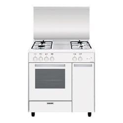 Glem Gas AS854GX four et cuisinière Électrique/Gaz Gaz Blanc A