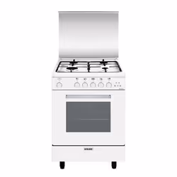 Glem Gas A654VX, Cuisinière, Blanc, Rotatif, Devant, Gaz, 4 zone(s)