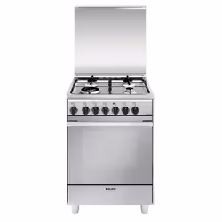 Glem Gas U664MI, Cuisinière, Acier inoxydable, Rotatif, Devant, Gaz, 4 zone(s)