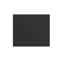 Airlux ATIF64BKM plaque Noir Intégré 59 cm Plaque avec zone à induction 4 zone(s)