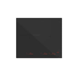 Airlux ATIF63BKM plaque Noir Intégré 60 cm Plaque avec zone à induction 3 zone(s)