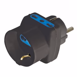 Redline RDL5917, Type L (IT), Type L (IT) + Type F, 250 V, 50 - 60 Hz, 16 A, Noir
