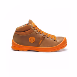 Chaussure de sécurité mi-haute SUMMIT miel. Caractéristiques Techniques : - Tige : Veau suède graissé foulonné efect vintage  ...